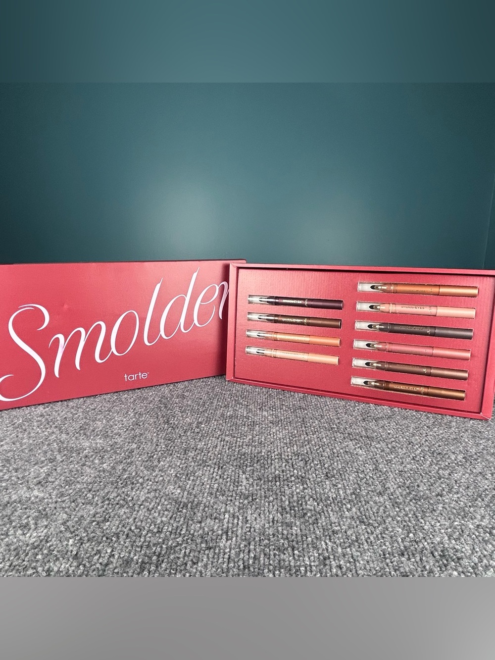 Tarte SMOLDER Eyes ~ PR Box ~ 10 Different Shades Full sz NIB* Amazing Gift HTF